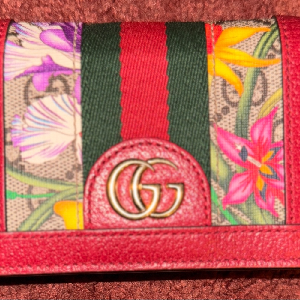 Gucci Multicolor Floral Women's Wallet